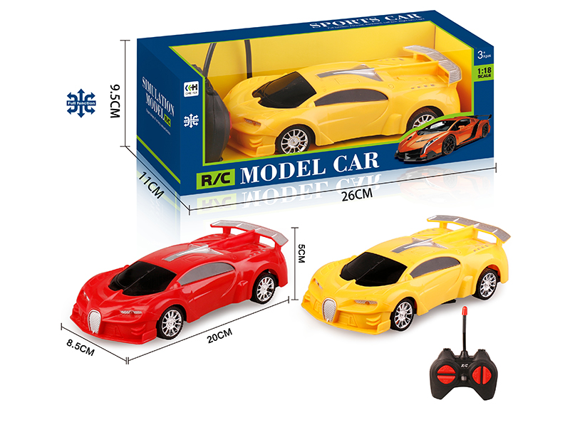 27Mhz 1:18 4-Channel Remote Control Car-Bugatti Veyron(Not Included Batteries)