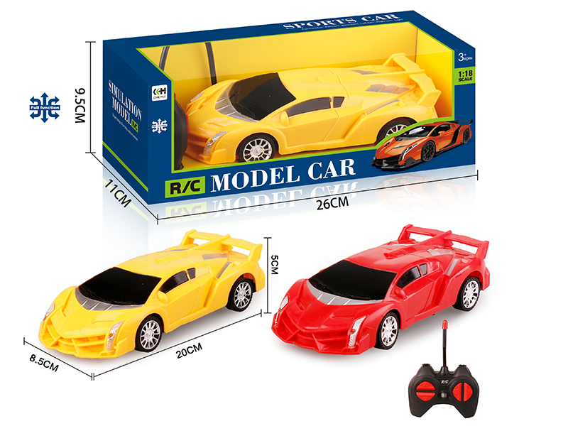 27Mhz 1:18 4-Channel Remote Control Car - Lamborghini Veneno(Not Included Batteries)