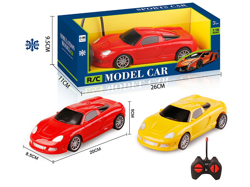 27Mhz 1:18 4-Channel Remote Control Car - Ferrari(Not Included Batteries)