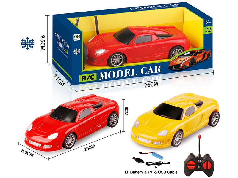 27Mhz 1:18 4-Channel Remote Control Car - Ferrari(Included Batteries)