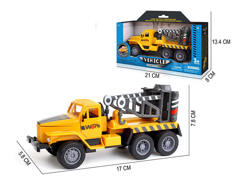 Pull Back Simulation Hook Engineering Vehicle