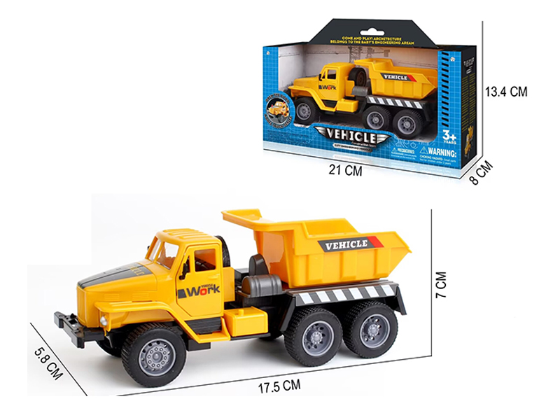 Pull Back Simulation Dumping Engineering Truck