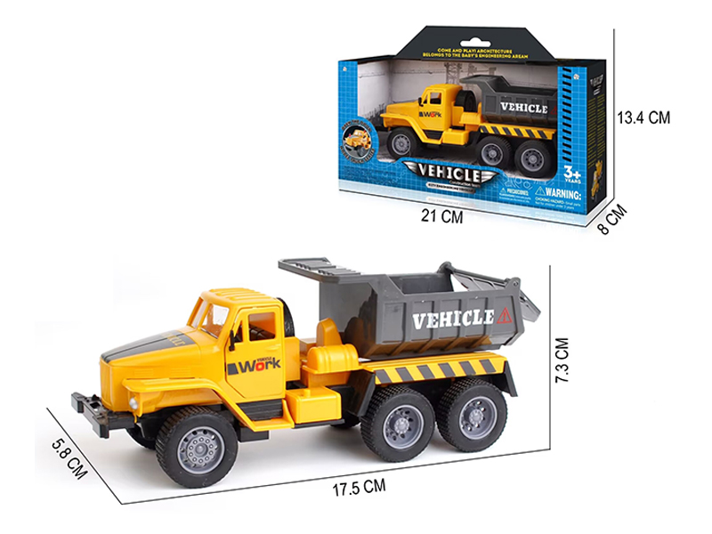 Pull Back Simulation Dumping Engineering Truck