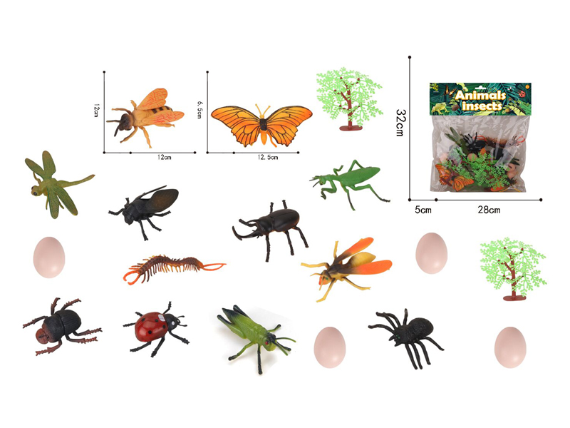 12 Insects Toy +Accessories