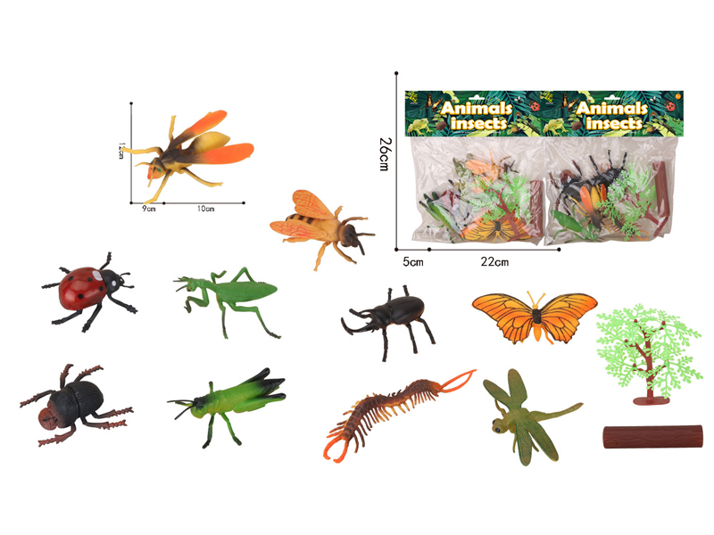 5 Insects Toy +Accessories