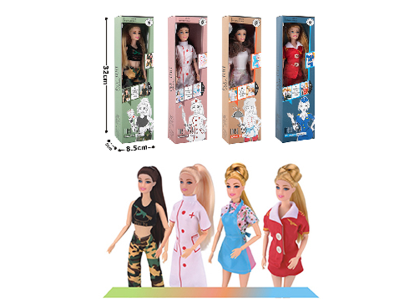 11 Inch Professional Play Female Model Series Multi-Joint Doll(4 Styles Mixed)