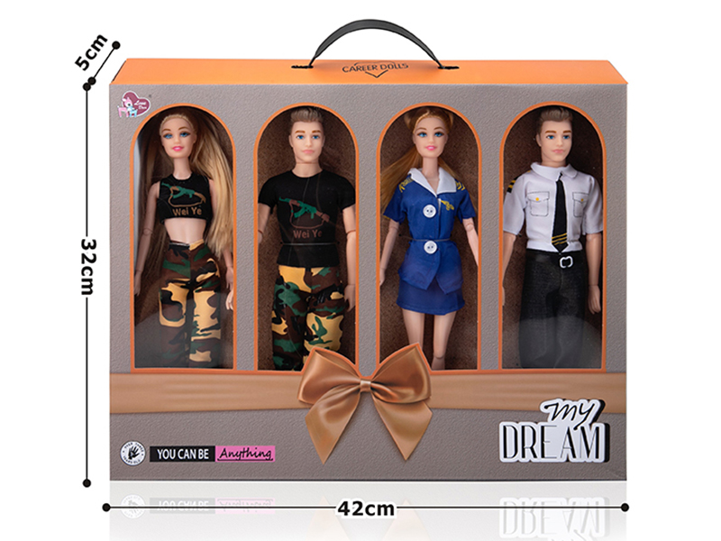 11 Inch Professional Play Male And Female Model Series Multi-Joint Doll