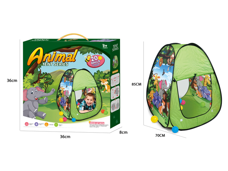 Animal Tent With Ocean Ball