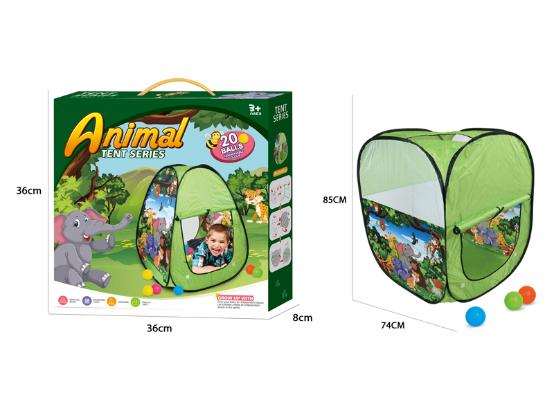 Animal Tent With Ocean Ball