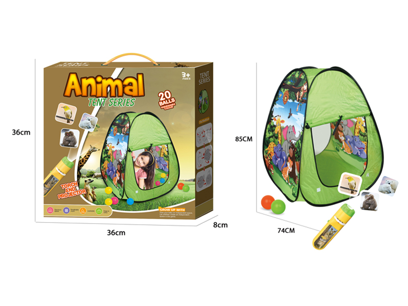 Animal Tent With Projection+Ocean Ball