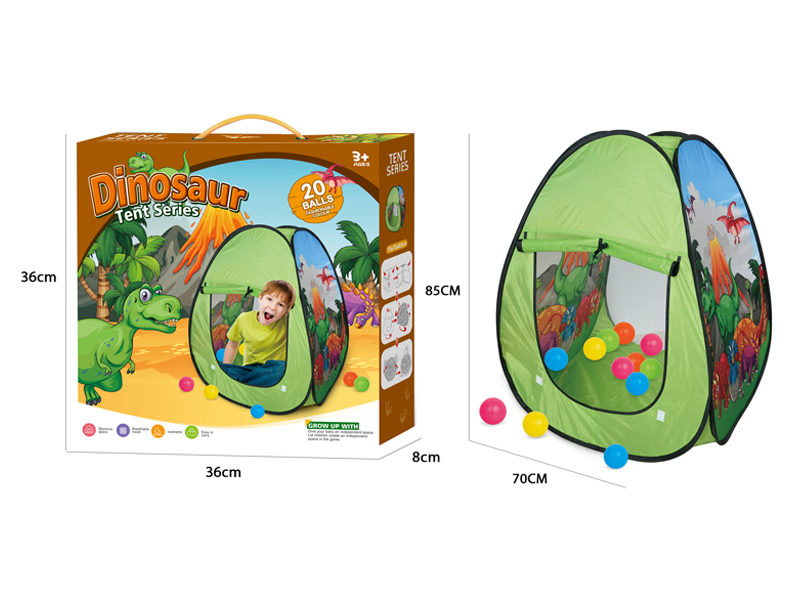 Dinosaur Tent With Ocean Ball
