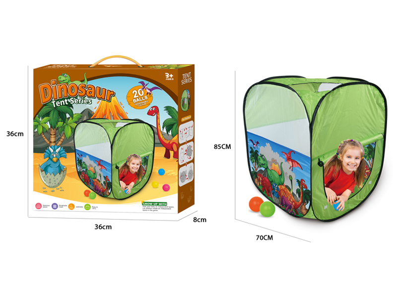 Dinosaur Tent With Ocean Ball