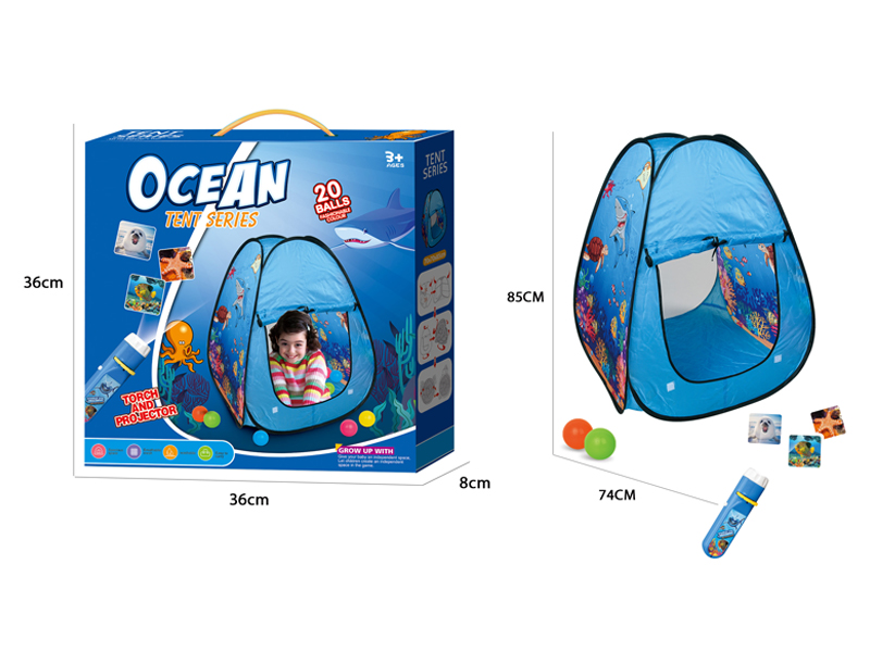 Ocean Tent With Projection+Ocean Ball