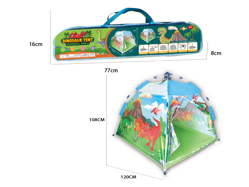 Auto Shrink Dinosaur Tent