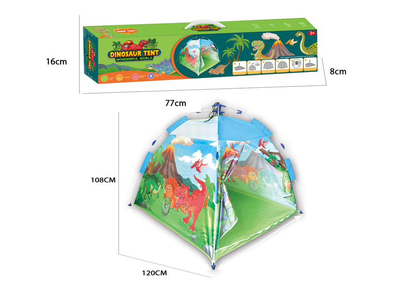 Auto Shrink Dinosaur Tent