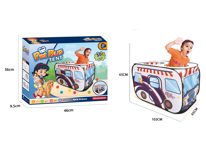 Pet Tent With Ocean Ball