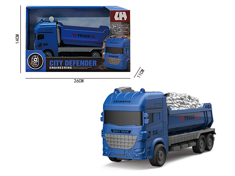 Friction Dump Truck With Sound And Light,Music