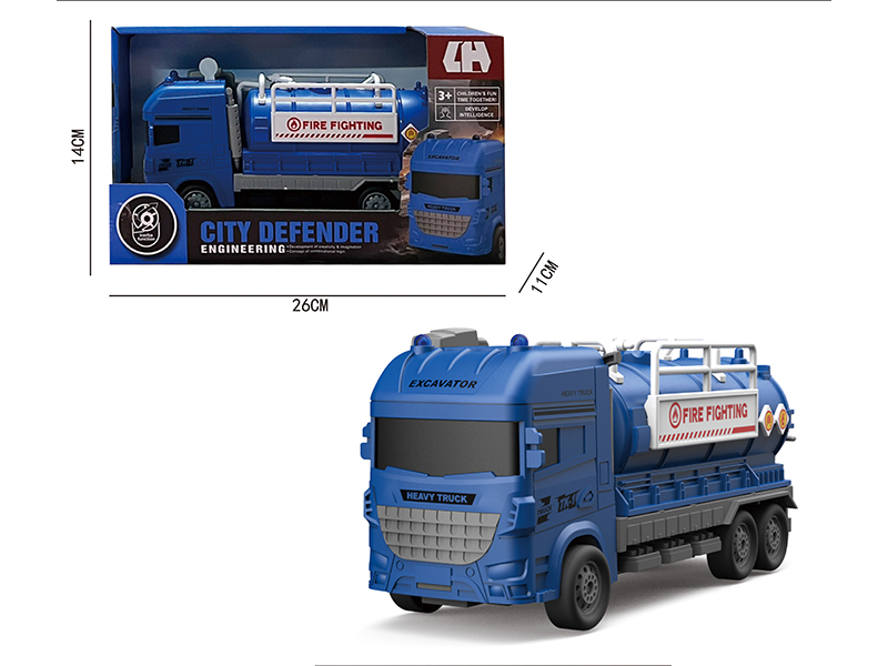 Friction Oil Tank Truck With Sound And Light,Music