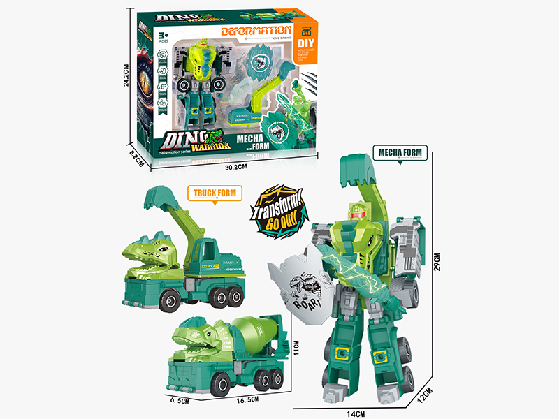 Transformation Dinosaur Engineering Truck