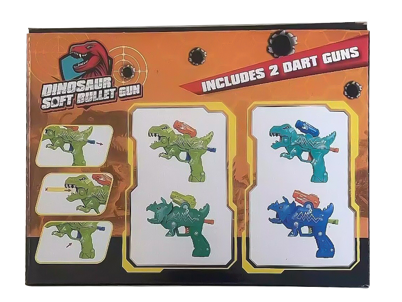 Dinosaur Triceratops Soft Bullet Gun