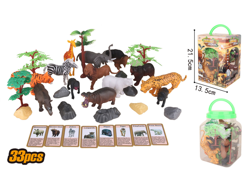 Wildlife Toy 33PCS
