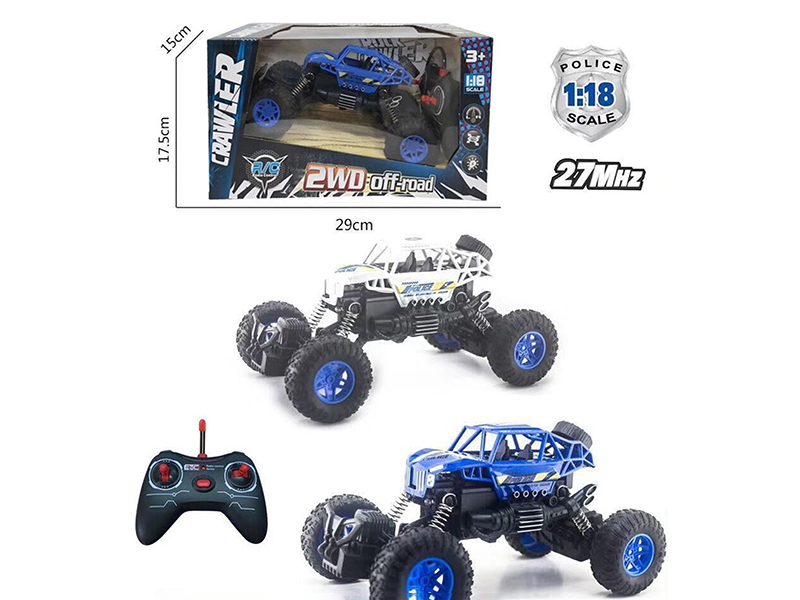 1:18 4-Channel Remote Control Climbing Car With Lights(Not Included Batteries)