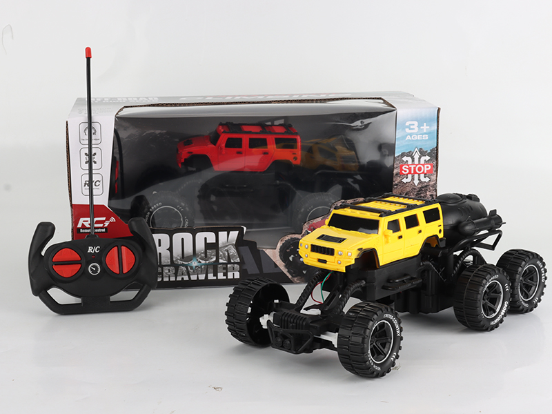 4-Channel Remote Control 6 Wheel Hummer Climbing Car(Not Included Batteries)