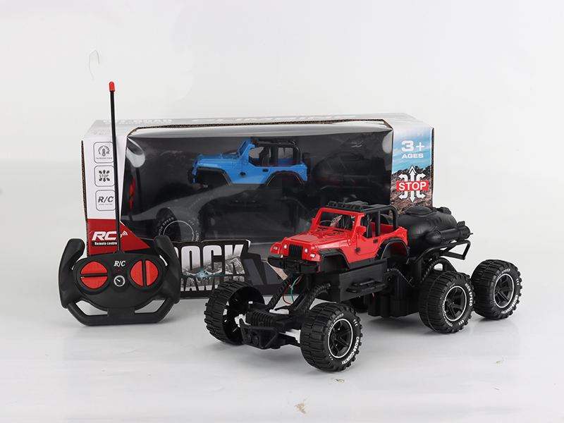 4-Channel Remote Control 6 Wheel Wrangler Climbing Car(Not Included Batteries)