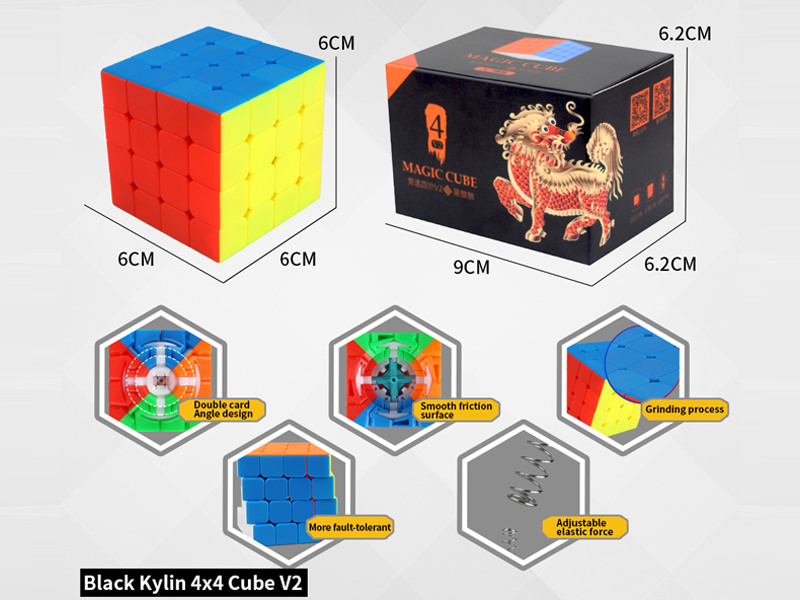 Fourth Order Black Kirin Magic Cube