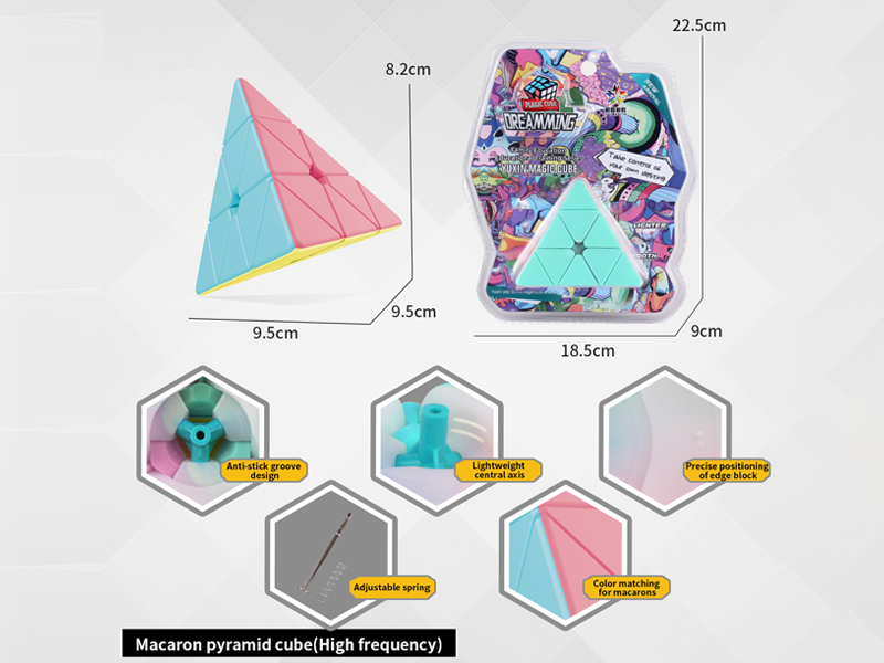 Pyramid Makaron Magic Cube