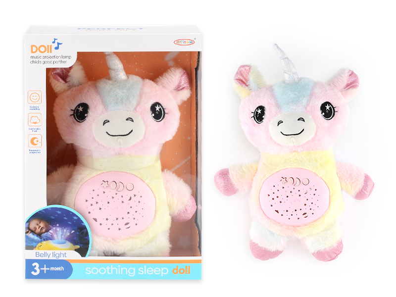 Soothing Sleep Doll - Unicorn(Sound And Light,Projection)