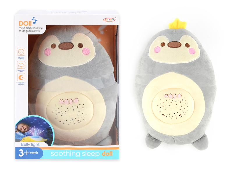 Soothing Sleep Doll - Penguins(Sound And Light,Projection)