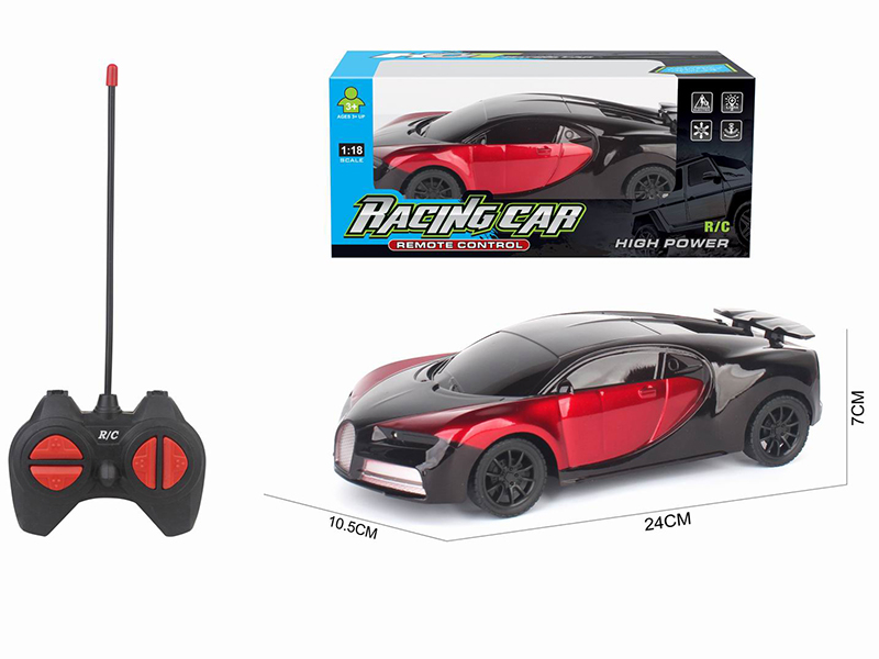 1:18 Bugatti 4-Channel Remote Control Car (Not Included Batteries)