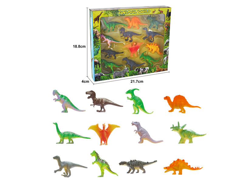 2.5 Inch Solid Dinosaur Toy Set