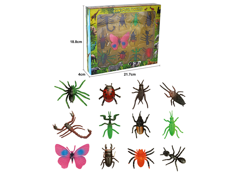 2.5 Inch Solid Insect Toy