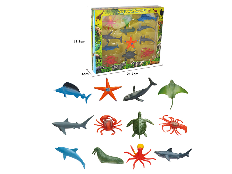 2.5 Inch Solid Ocean Toy