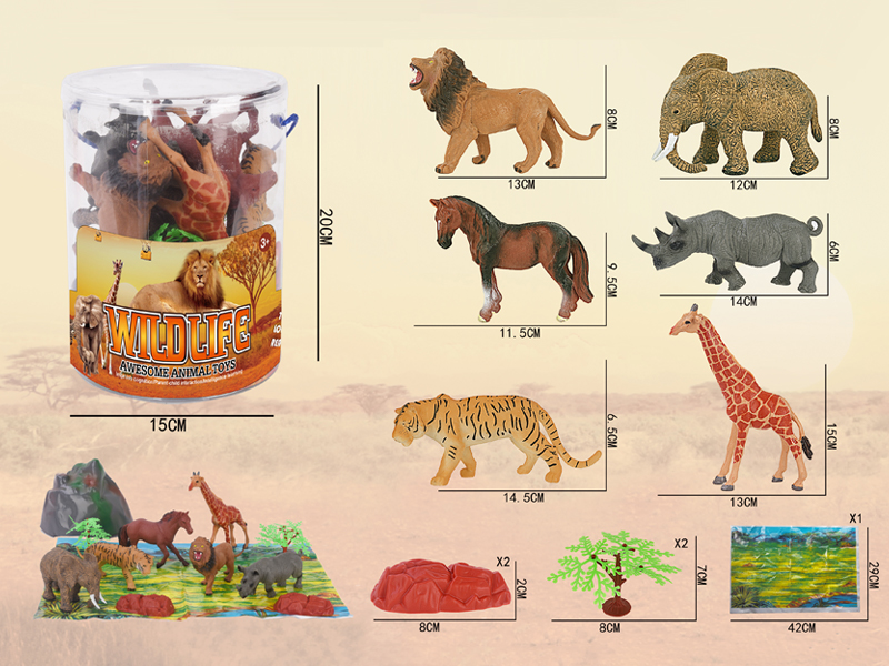 Hollow Animal Toy Set