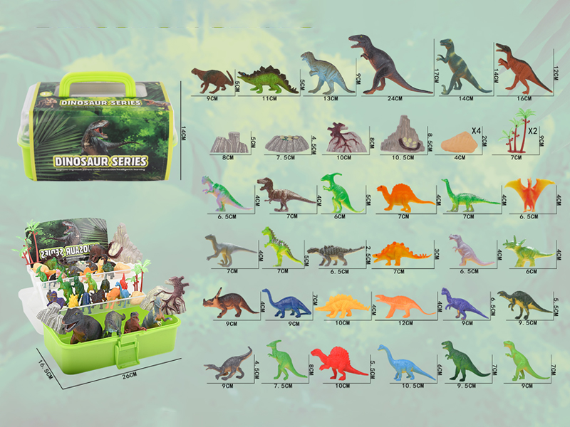 40PCS Dinosaur Toy Set Set