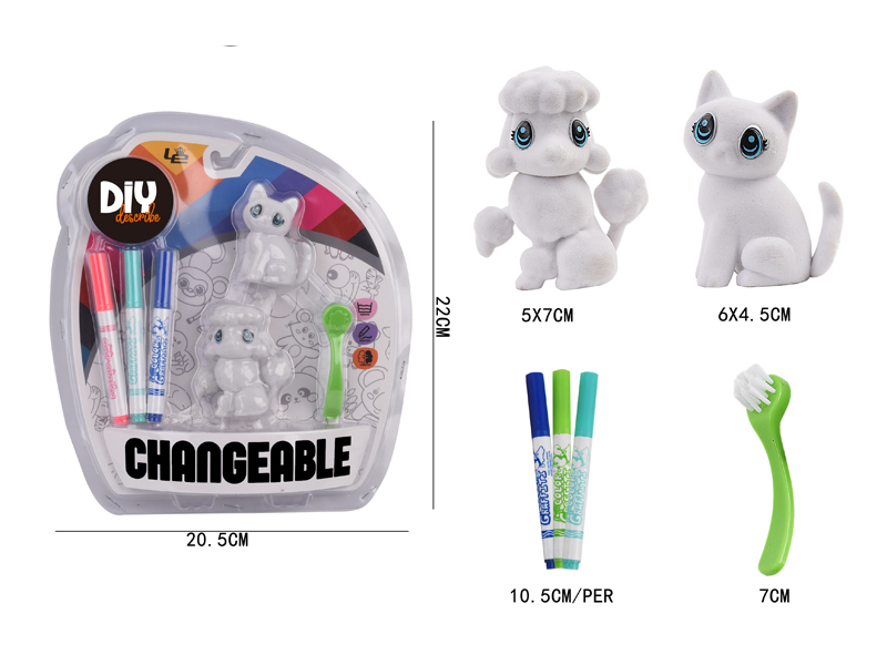 Flocking Painting Toy