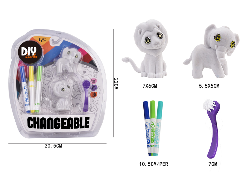 Flocking Painting Toy