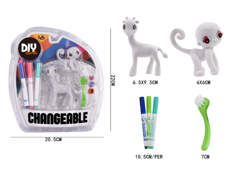 Flocking Painting Toy