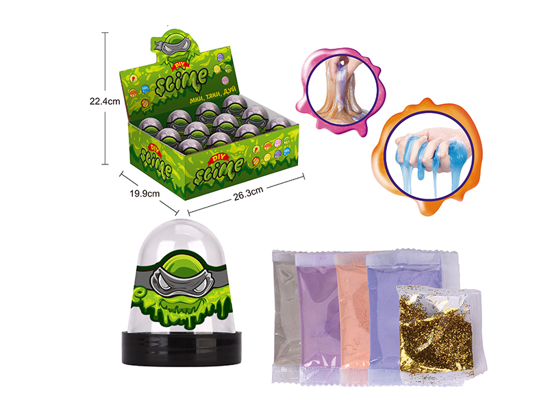 Heat Sensitive Color Changing Slime DIY Set 12pcs