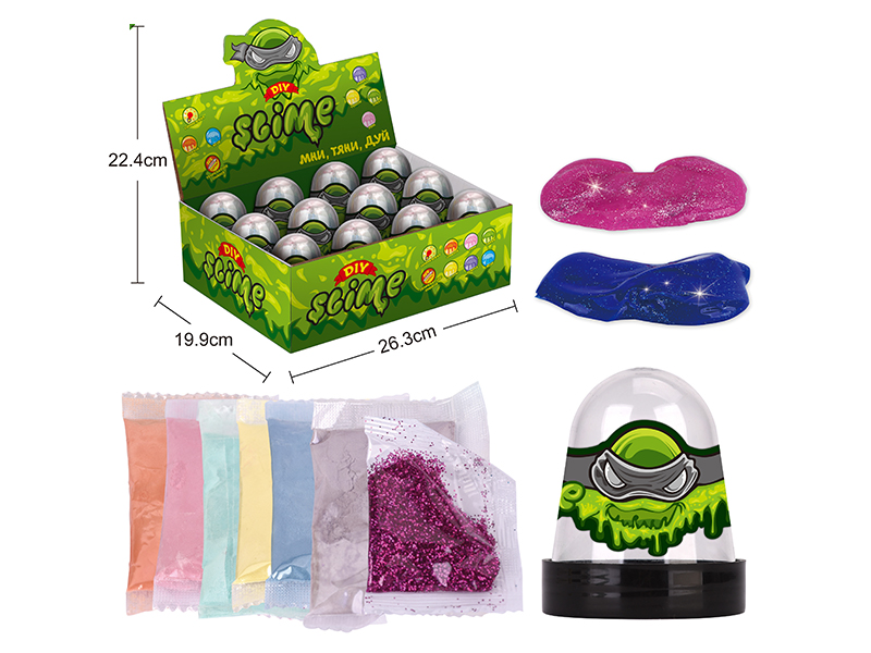 DIY Glitter Slime Kit 12pcs