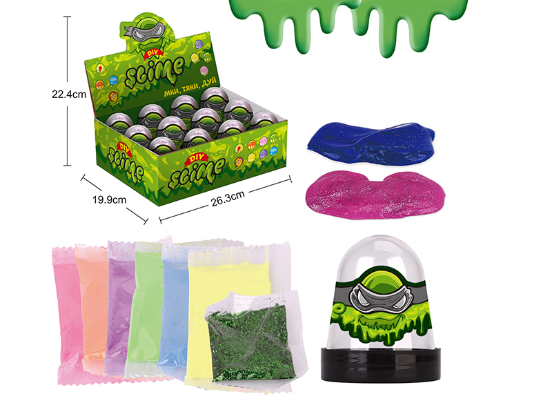 DIY Fluorescent Slime Kit 12pcs
