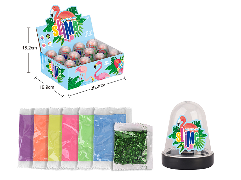 DIY Fluorescent Slime Kit 12pcs