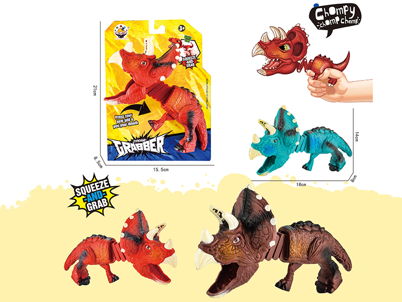 Telescopic Triceratops Grabber Toy