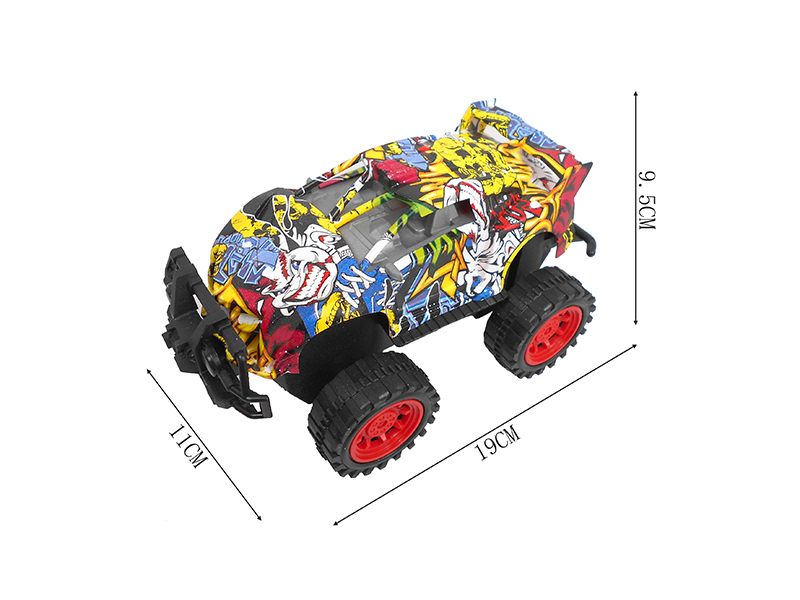 Friction Graffiti Car