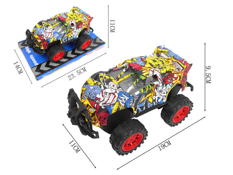 Friction Graffiti Car