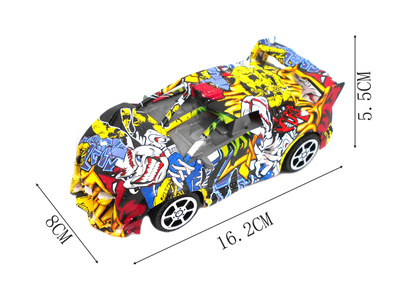 Friction Graffiti Car