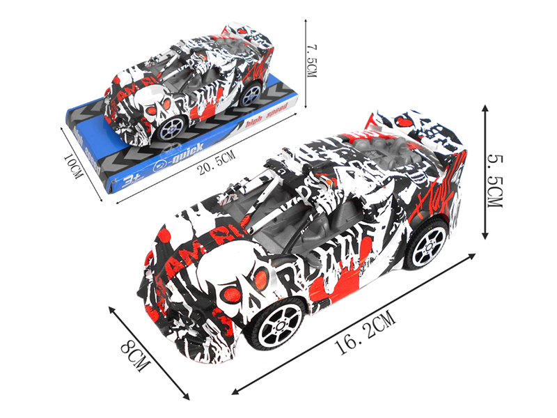 Friction Graffiti Car